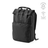Vue 11 de Sac à dos Warsaw 20L rPET. Fermeture enroulable avec boucle.