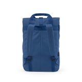 Vue 3 de Sac à dos Warsaw 20L rPET. Fermeture enroulable avec boucle.
