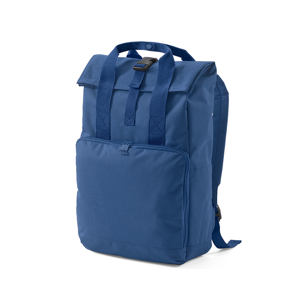 Sac à dos Warsaw 20L rPET. Fermeture enroulable avec boucle.