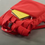 Vue 10 de Sac à dos Warsaw 20L rPET. Fermeture enroulable avec boucle.