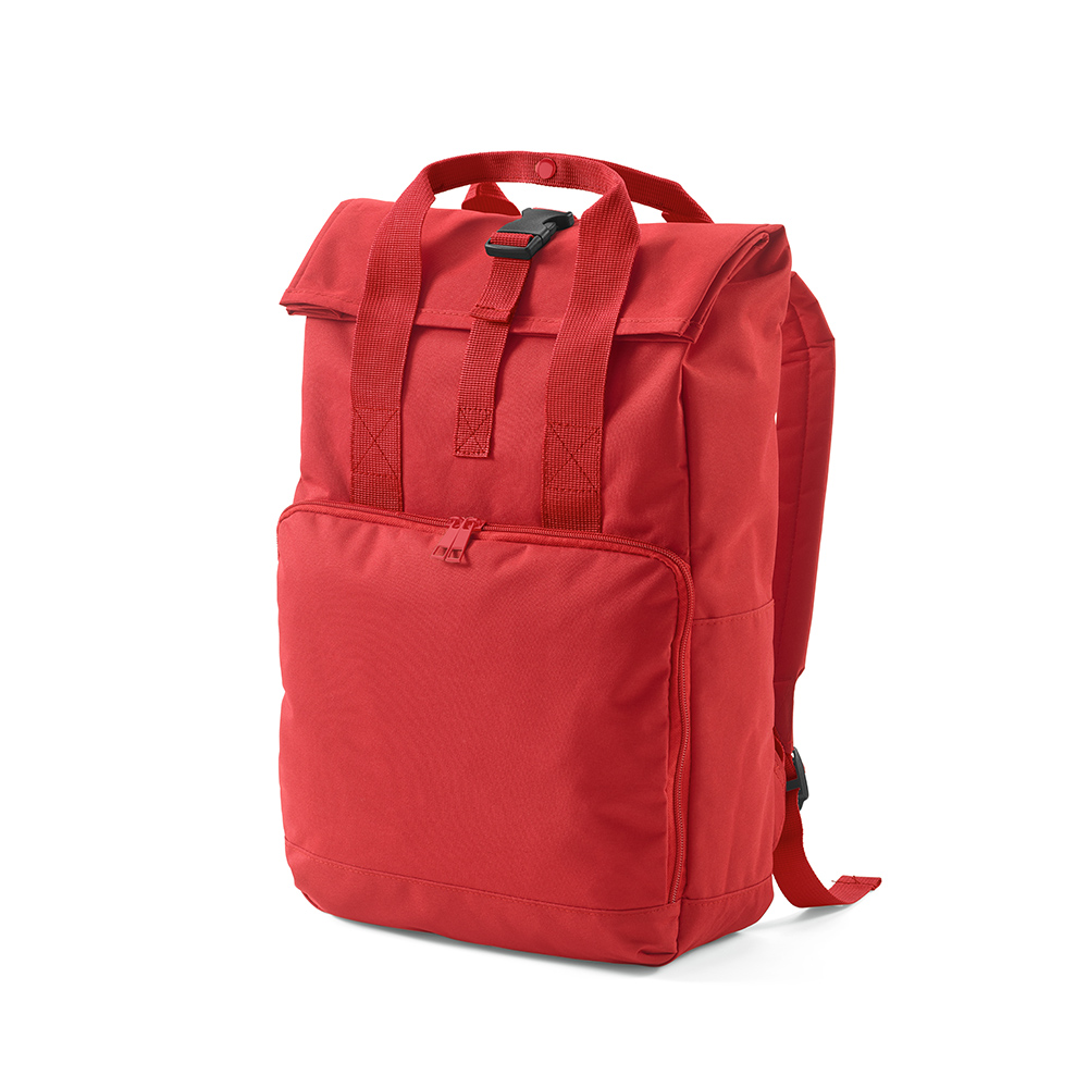 Sac à dos Warsaw 20L rPET. Fermeture enroulable avec boucle.
