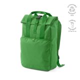 Vue 6 de Sac à dos Warsaw 20L rPET. Fermeture enroulable avec boucle.