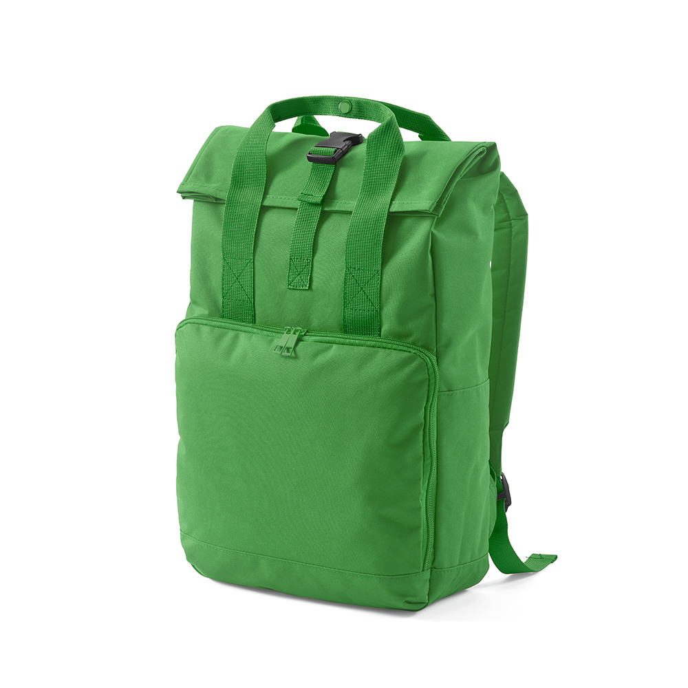 Sac à dos Warsaw 20L rPET. Fermeture enroulable avec boucle.