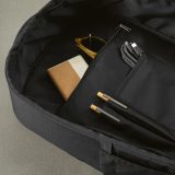 Vue 12 de Sac à dos Budapest 16L rPET. Poche avant. Poche ordinateur 17"