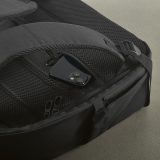 Vue 15 de Sac à dos Budapest 16L rPET. Poche avant. Poche ordinateur 17"