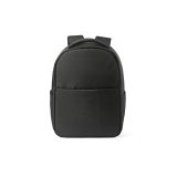 Vue 17 de Sac à dos Budapest 16L rPET. Poche avant. Poche ordinateur 17"