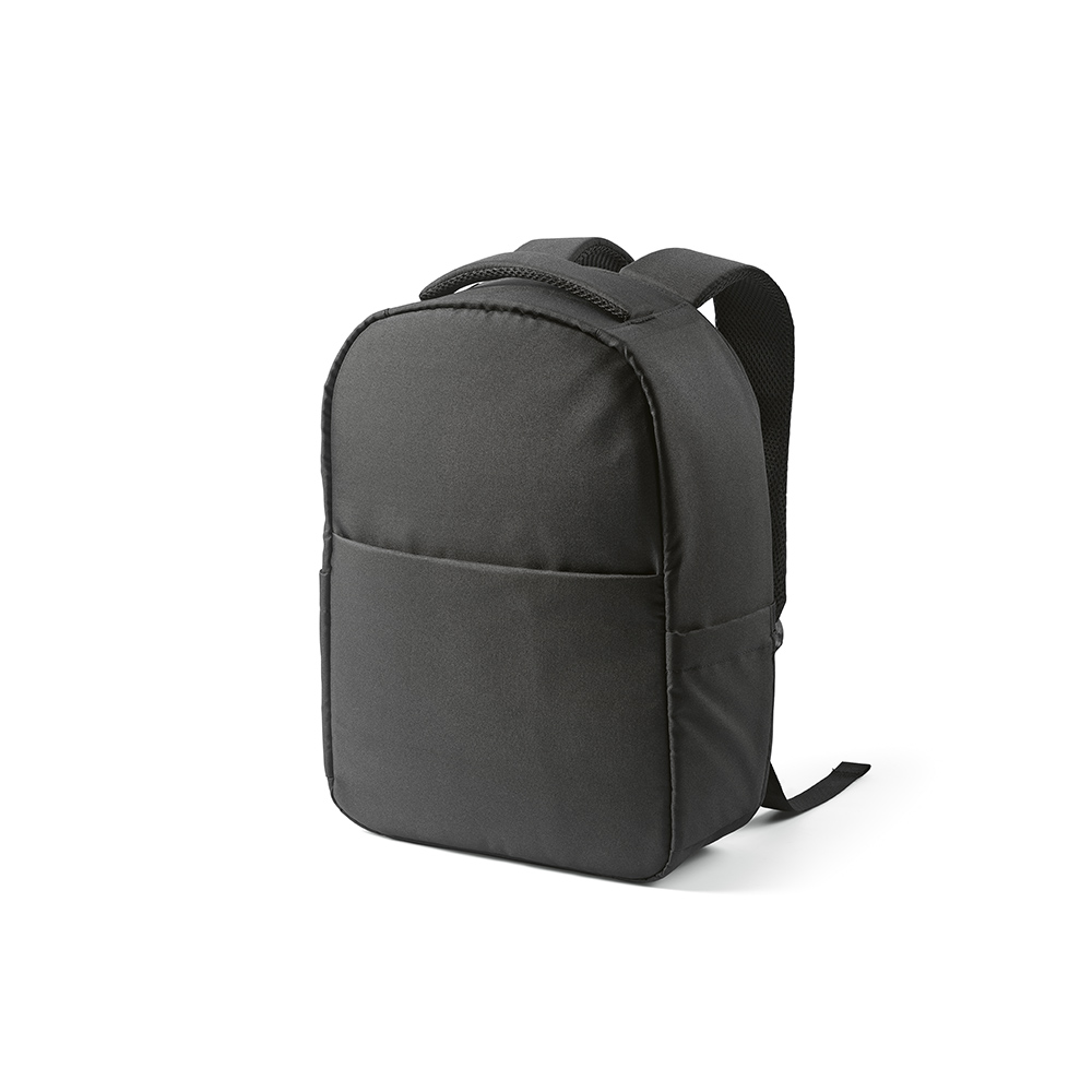 Sac à dos Budapest 16L rPET. Poche avant. Poche ordinateur 17"