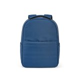 Vue 2 de Sac à dos Budapest 16L rPET. Poche avant. Poche ordinateur 17"