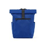 Vue 2 de Sac à dos Rome 12L en rPET. Fermeture enroulable avec velcro
