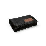 Vue 1 de Plaid Van Eyck en rPET 240 g/m², patch personnalisable.