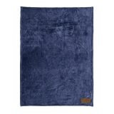 Vue 9 de Plaid Van Eyck en rPET 240 g/m², patch personnalisable.