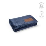 Vue 10 de Plaid Van Eyck en rPET 240 g/m², patch personnalisable.