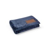 Vue 11 de Plaid Van Eyck en rPET 240 g/m², patch personnalisable.