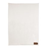 Vue 5 de Plaid Van Eyck en rPET 240 g/m², patch personnalisable.