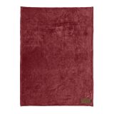 Vue 2 de Plaid Van Eyck en rPET 240 g/m², patch personnalisable.