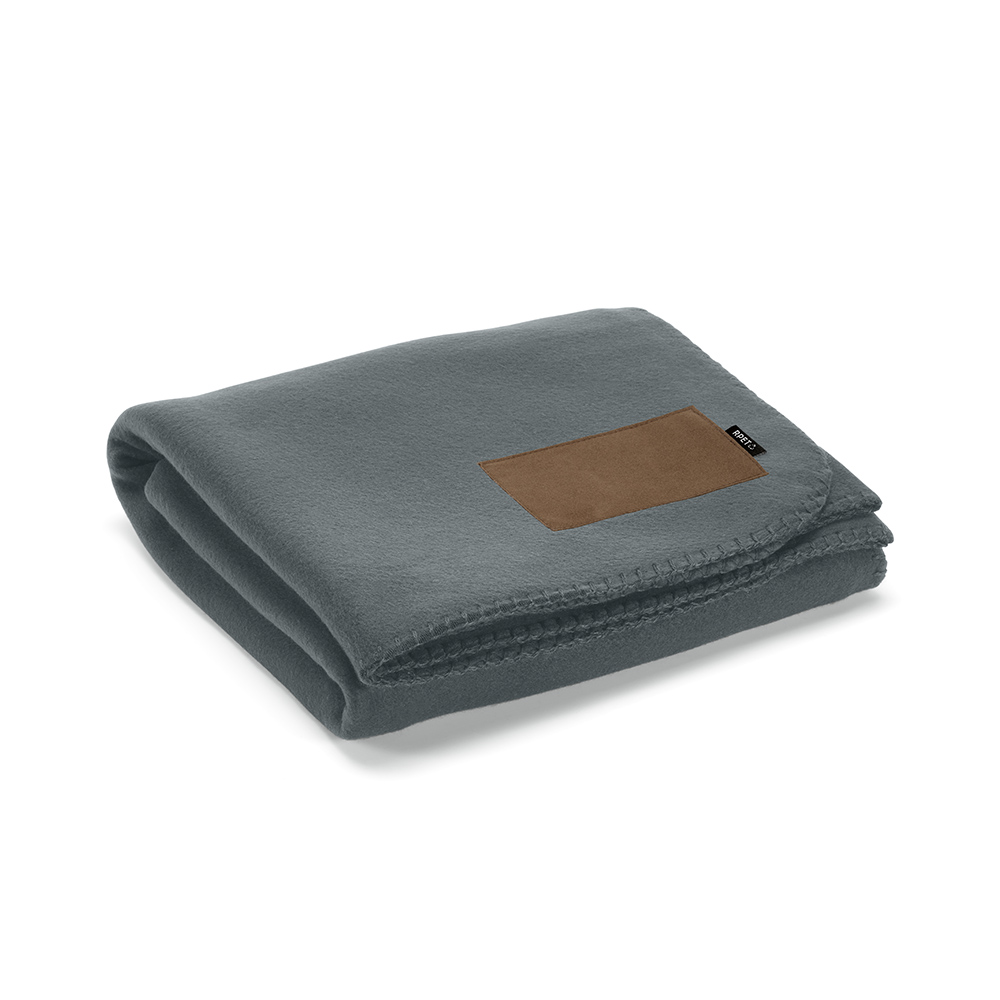 Plaid Pollock en rPET 180 g/m², patch personnalisable.