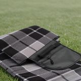 Vue 4 de Plaid Siza en rPET. Plaid de pique-nique pliable
