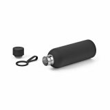 Vue 9 de Gourde Hudson 540 ml. Double paroi, étanche. Finition caoutchouc