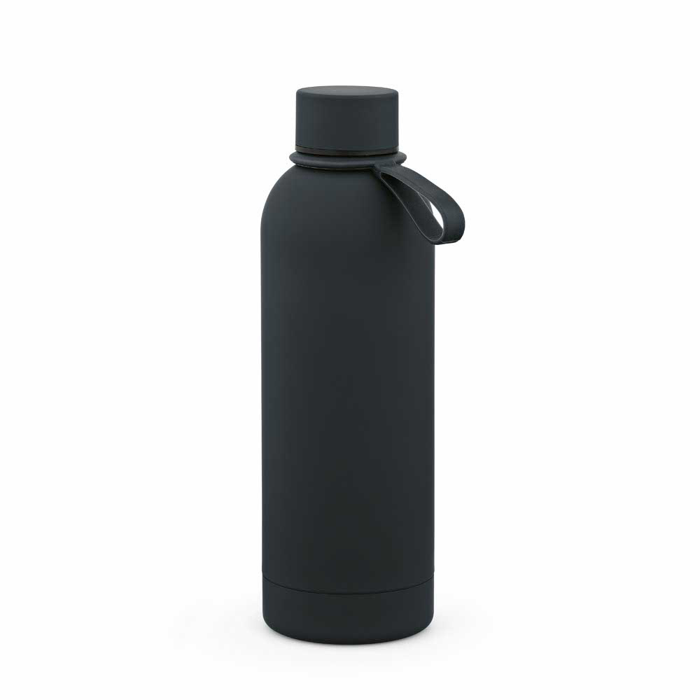 Gourde Hudson 540 ml. Double paroi, étanche. Finition caoutchouc
