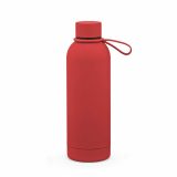 Vue 4 de Gourde Hudson 540 ml. Double paroi, étanche. Finition caoutchouc