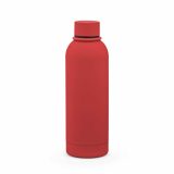 Vue 3 de Gourde Hudson 540 ml. Double paroi, étanche. Finition caoutchouc