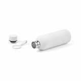 Vue 5 de Gourde Hudson 540 ml. Double paroi, étanche. Finition caoutchouc