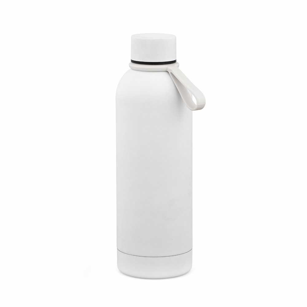 Gourde Hudson 540 ml. Double paroi, étanche. Finition caoutchouc