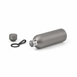 Vue 5 de Gourde Hudson 540 ml. Double paroi, étanche. Finition caoutchouc