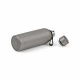 Vue 6 de Gourde Hudson 540 ml. Double paroi, étanche. Finition caoutchouc