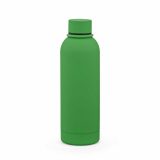 Vue 3 de Gourde Hudson 540 ml. Double paroi, étanche. Finition caoutchouc
