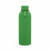 Vue 2 de Gourde Hudson 540 ml. Double paroi, étanche. Finition caoutchouc