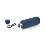 Vue 5 de Gourde Hudson 540 ml. Double paroi, étanche. Finition caoutchouc