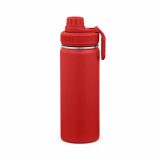 Vue 4 de Gourde Salween560 ml. Double paroi, double bouchon. Avec poignée
