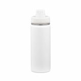 Vue 3 de Gourde Salween560 ml. Double paroi, double bouchon. Avec poignée