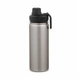 Vue 4 de Gourde Salween560 ml. Double paroi, double bouchon. Avec poignée