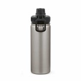Vue 2 de Gourde Salween560 ml. Double paroi, double bouchon. Avec poignée