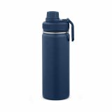 Vue 4 de Gourde Salween560 ml. Double paroi, double bouchon. Avec poignée
