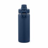 Vue 2 de Gourde Salween560 ml. Double paroi, double bouchon. Avec poignée