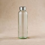 Vue 2 de Bouteille Lima en verre 530 ml. Bouchon argenté