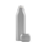 Vue 4 de Gourde Virtuos rInox 1030ml. Paroi simple, étanche.