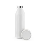 Vue 4 de Gourde Timeos rInox 690ml. Double paroi, étanche. Rappel LED