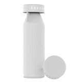 Vue 3 de Gourde Timeos rInox 690ml. Double paroi, étanche. Rappel LED
