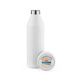 Vue 12 de Gourde Timeos rInox 690ml. Double paroi, étanche. Rappel LED