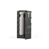 Vue 6 de Gourde Timeos rInox 690ml. Double paroi, étanche. Rappel LED