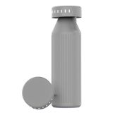 Vue 1 de Gourde Timeos rInox 690ml. Double paroi, étanche. Rappel LED