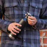 Vue 5 de Gourde Spiglo rInox 780ml. Double paroi, étanche. Bouchon rotatif