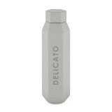 Vue 6 de Gourde Hexagul rInox 530ml.Double paroi, étanche.Forme hexagonale