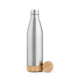 Vue 4 de Gourde Congo rInox et Bambou 780ml. Double paroi, étanche
