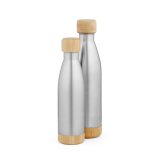 Vue 5 de Gourde Rio Grande rInox et Bambou 530ml. Double paroi, étanche