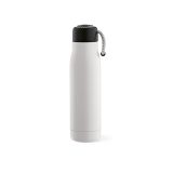 Vue 5 de Gourde Lena rInox 570ml. IDouble paroi, étanche,poignée en rPET